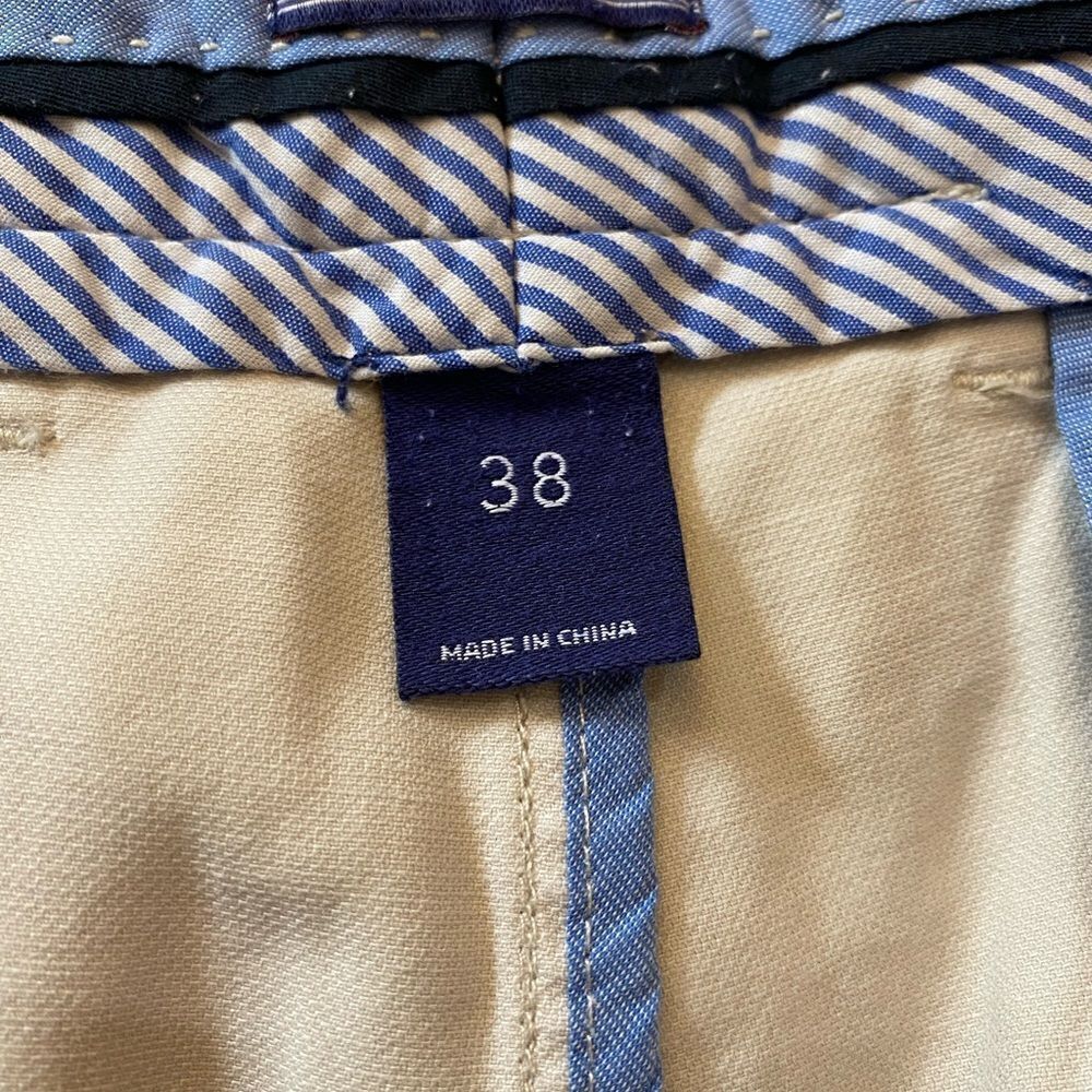 Johnnie-O Chino Flat Front Shorts Men Size 38 - Picture 7 of 8